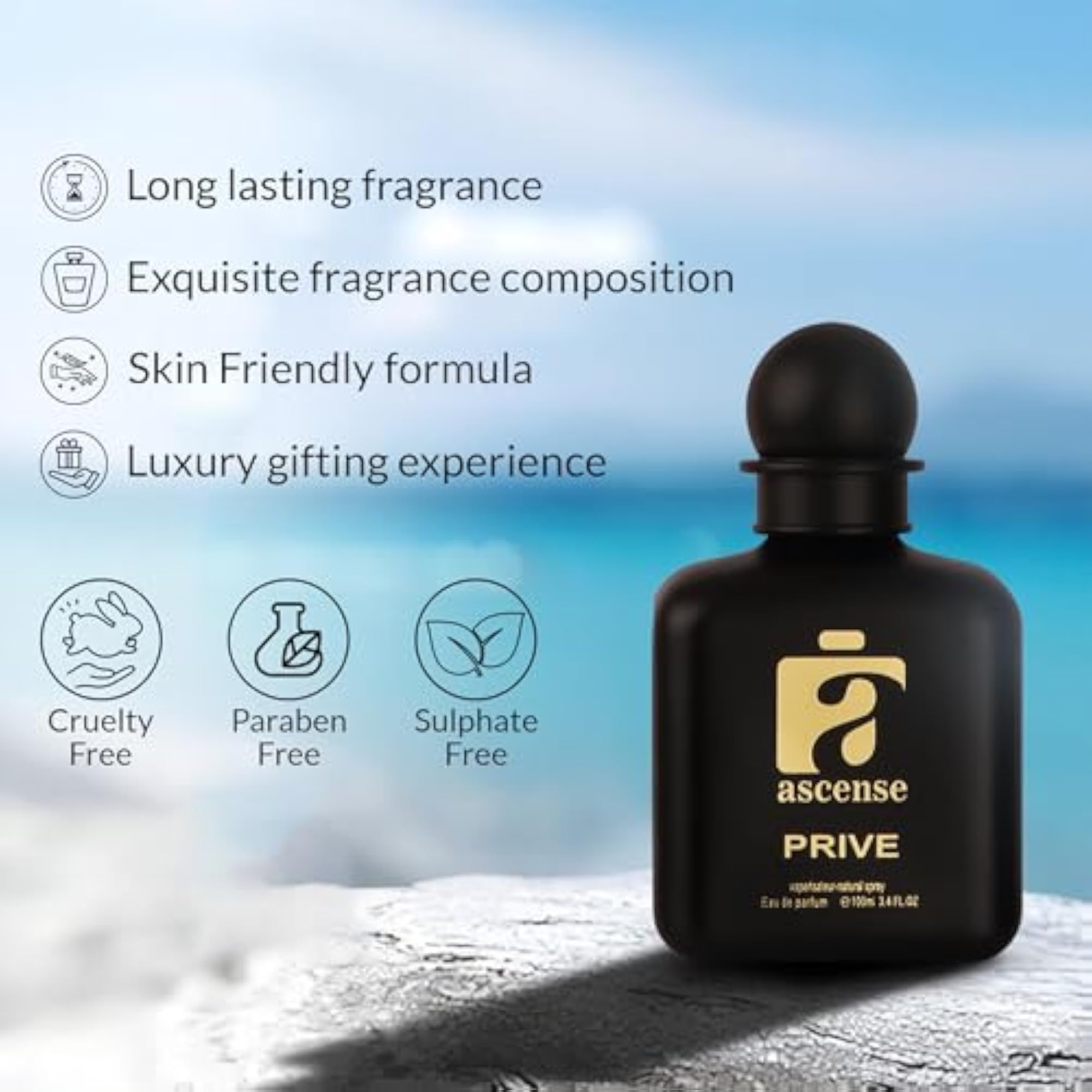 Unisex Ascence Prive Luxury Oud Perfume, 100ml